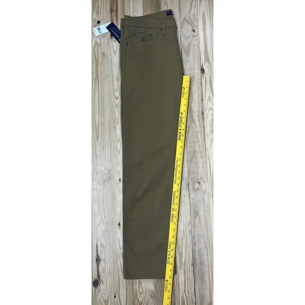 US POLO Men's Tan Pants 36x32 New With Tags!!! Amazing...